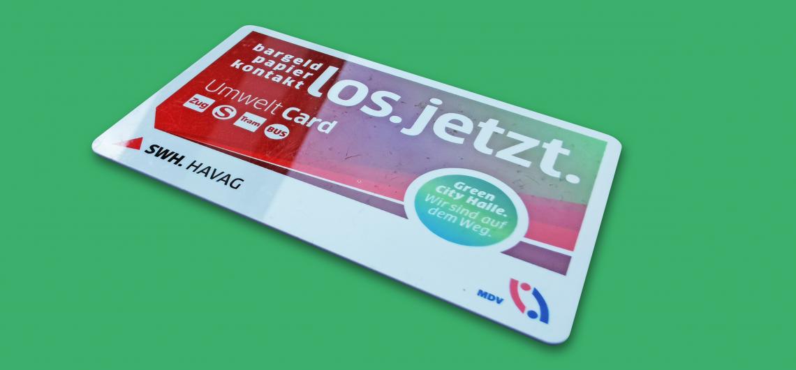 Deutschland Ticket der Halleschen Verkehrs AG mit dem Mitteldeutschen Verkehrsverbund